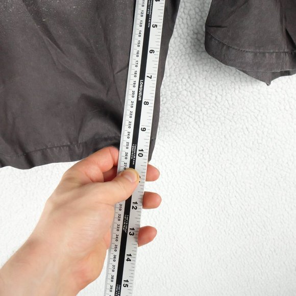 Quiksilver Swim Trunks Mens Small Gray Black Cargo Pocket Lined Beach Surf Swim - Picture 7 of 10